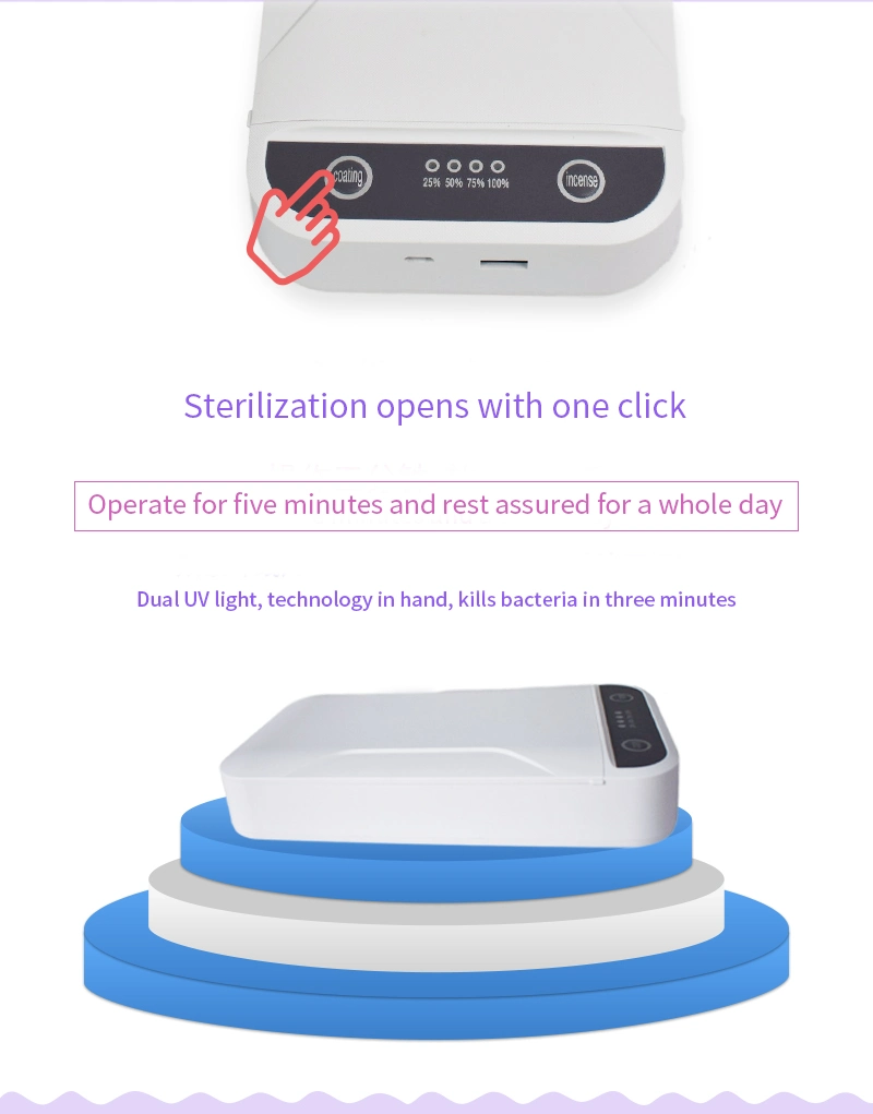 UV Disinfector Sterilizer Box Plastic Sterilize Box Ultra Violet Sterilization Box UV C Sterilization Box