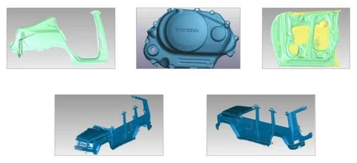 Versatile Automated Blue Laser Industrial Metrology-Grade Multi-Functional Scanner-Rigelscan