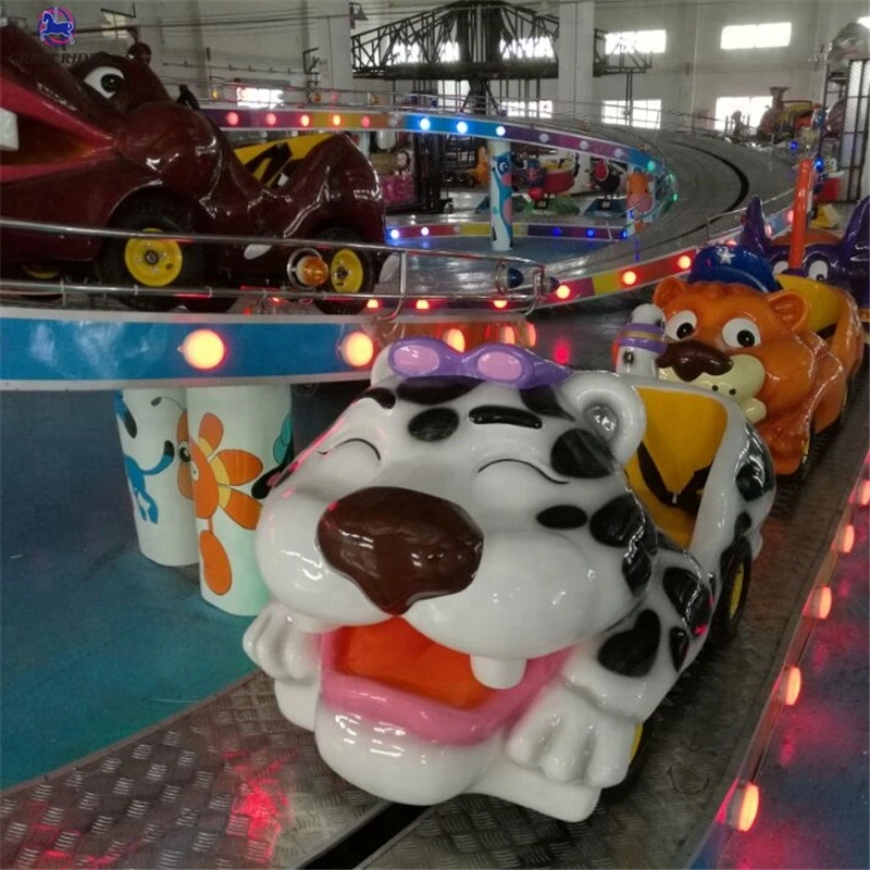 Children Mini Shuttle Electric Train Climbing Car Amusement Park Rides Kddie Used