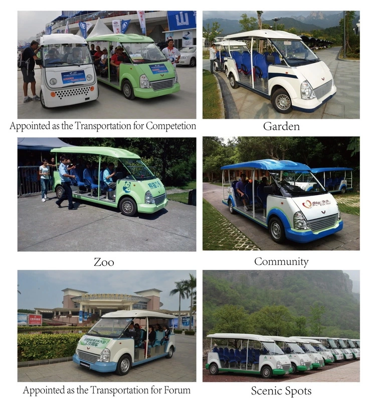 Attractive Price New Appearance18 Seater Community Shuttle Electric Vehicle Passenger Van