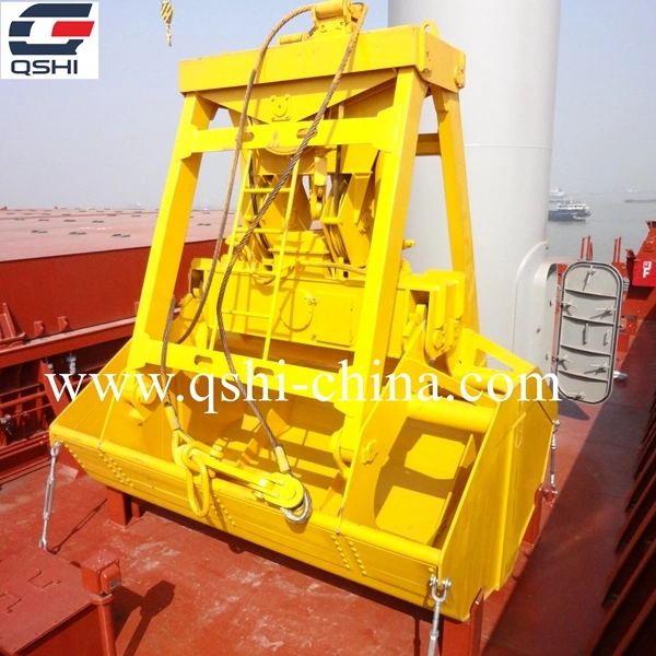 6-12 Cbm Hydraulic Remote Control Bulk Cargo Grab for Marine Deck Crane