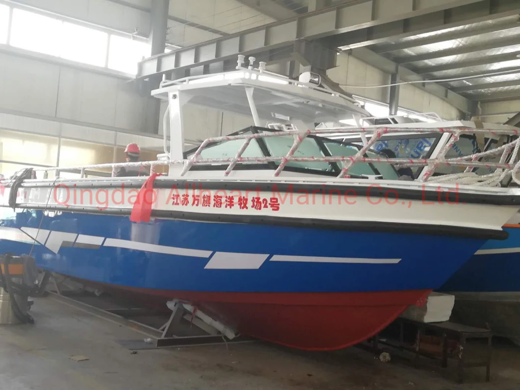 Aluminum Cargo Boat Fishing Boat 13.6m Sea Farming Work Boat for Sale in Allheart Marine