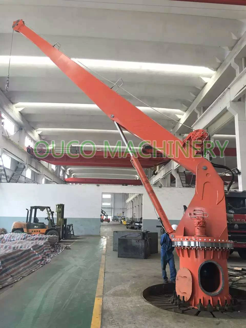 Pedestal Crane Marine Crane Stiff Boom Crane