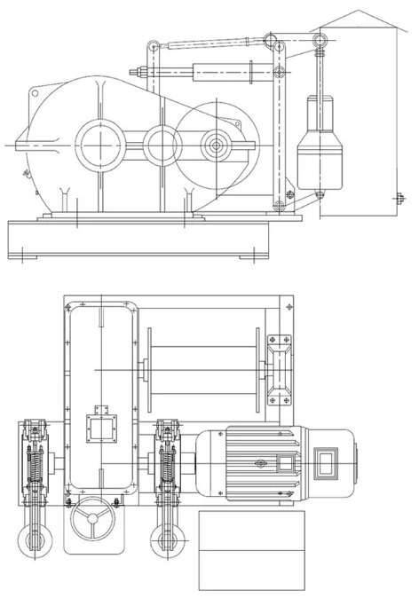 Jk Type and Jm Type 2 Ton Electric Winch