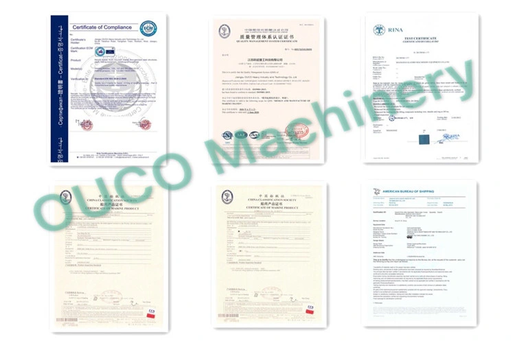 Ouco Marine Vessel Hydraulic Power Industry Anchor Horizontal Mooring Winch Capstan