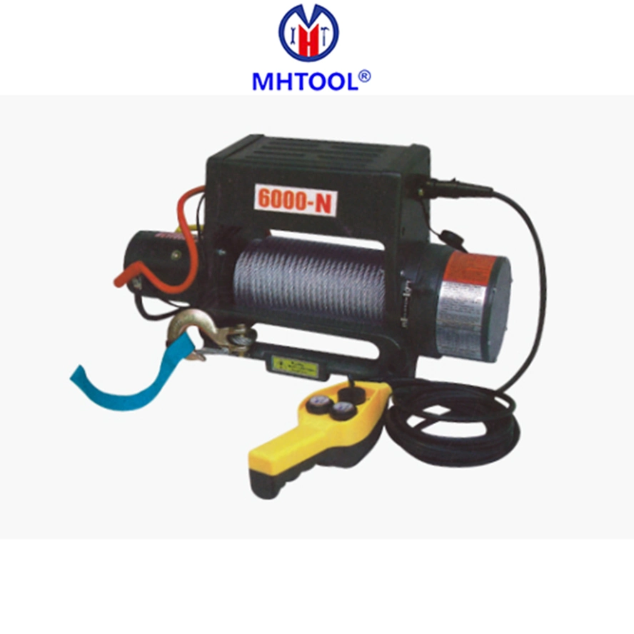 12V 9000lb Electric Steel Cable Wire Recovery Winch for Lifting and Pulling