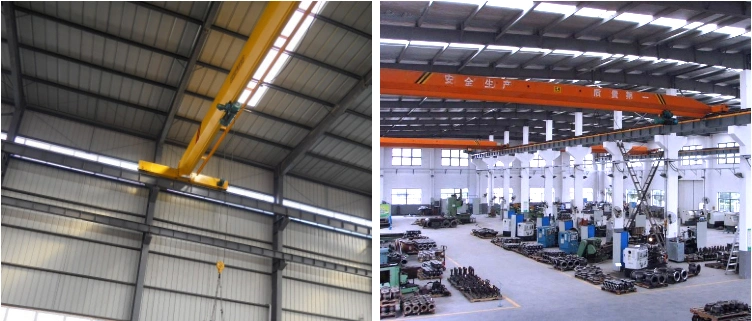 10 Ton Lda Type Electric Single Girder Overhead Crane-Single Beam Electric Overhead Travelling Bridge Crane