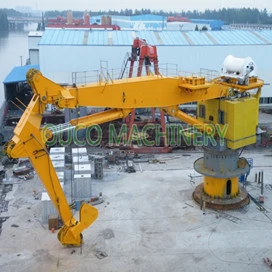 Offshore Pedestal Knuckle Boom Crane and Other Marine Telescopic Boom Portable Hydraulic Crane