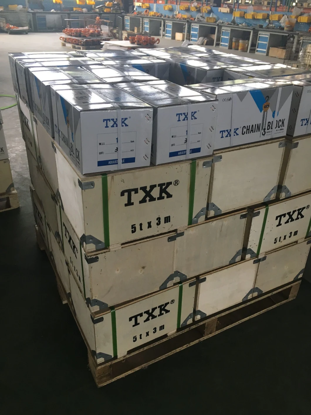 Txk Factory Manual Lifting Winch Manufacturer 1.5 Ton Chain Block