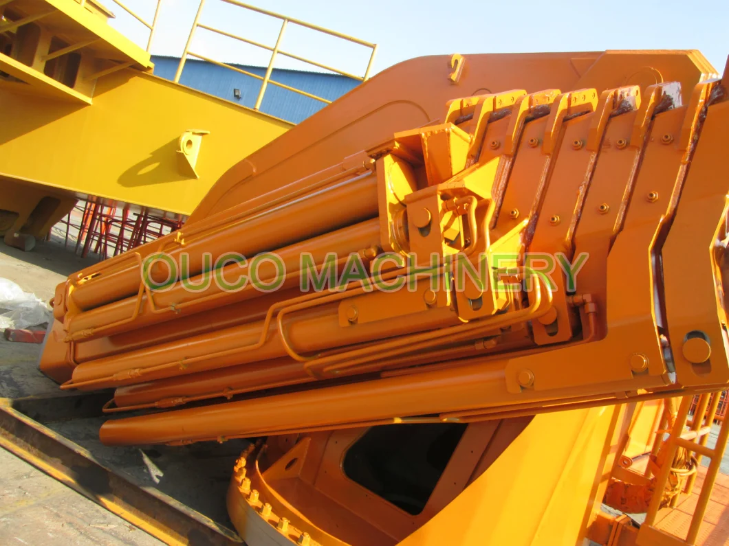 Ship Marine Folding Boom Crane with Electric Hydraulic System Small Installation Foundation