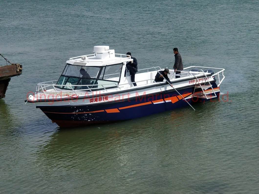 Aluminum Cargo Boat Fishing Boat 13.6m Sea Farming Work Boat for Sale in Allheart Marine