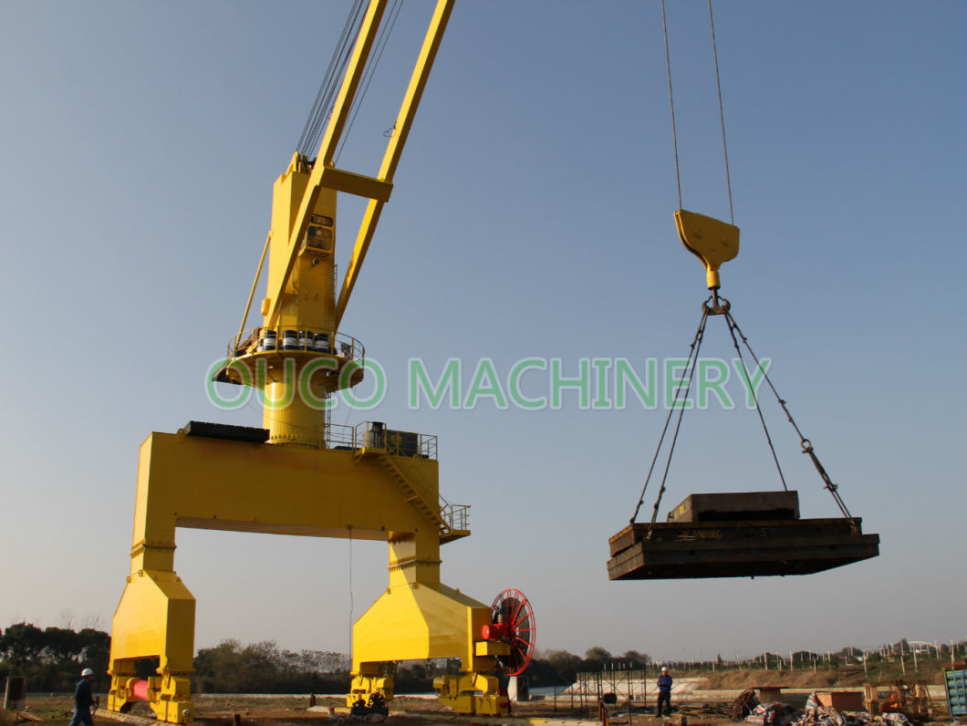 Cargo Marine Handling Port Crane on Ship Deck Marine Deck Crane Ship Knuckle Boom Deck Jib Crane