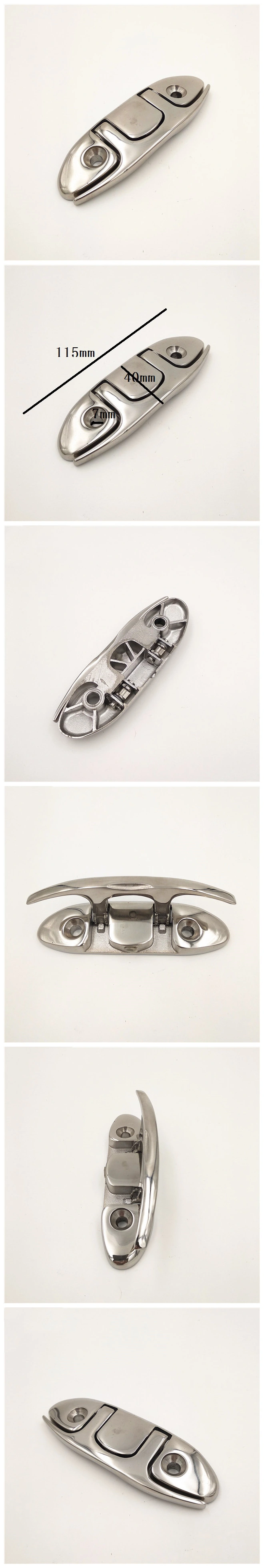 316 Stainless Steel Folding Boat Marine Cleat for Fishing Boat/Yacht