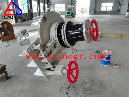 Shanghai Enjue CCS Barge Towing Winch Electric Hydraulic Non-Automatic Winch for Barge