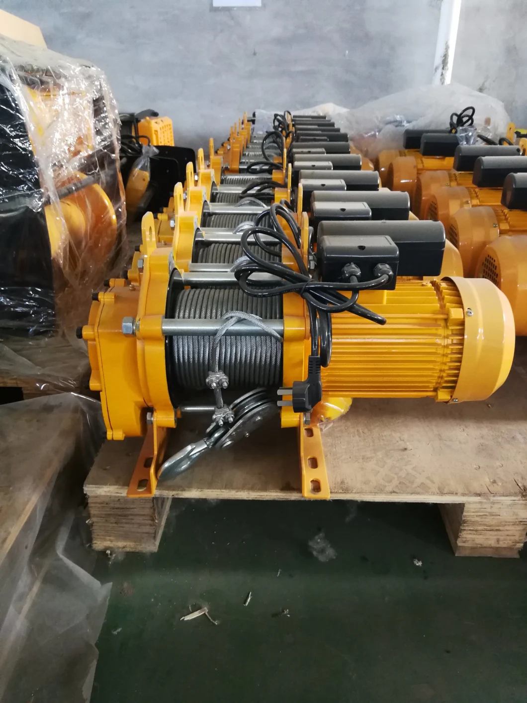 Windlass Scaffold Electric Construction Rope Pulley Winch
