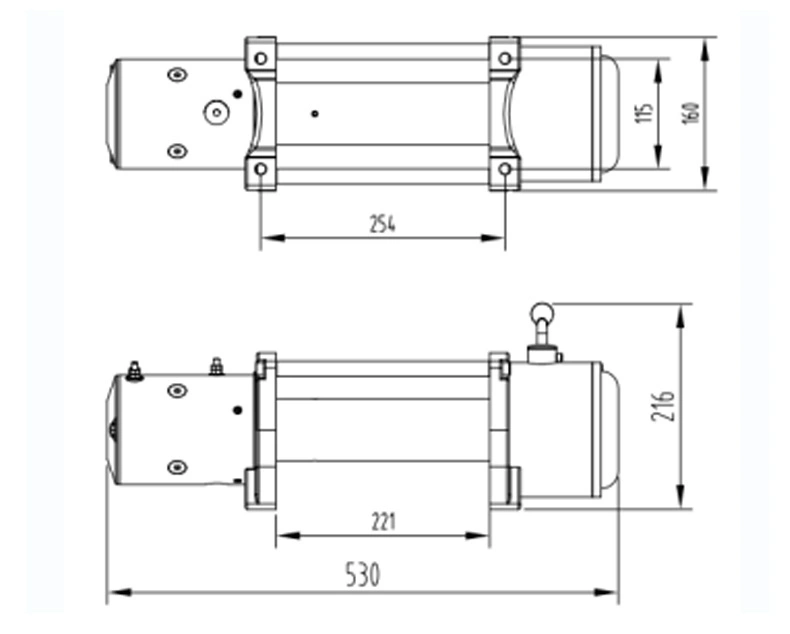 off-Road Winch & Auto Winch & 4X4 Winch with 9500lbs