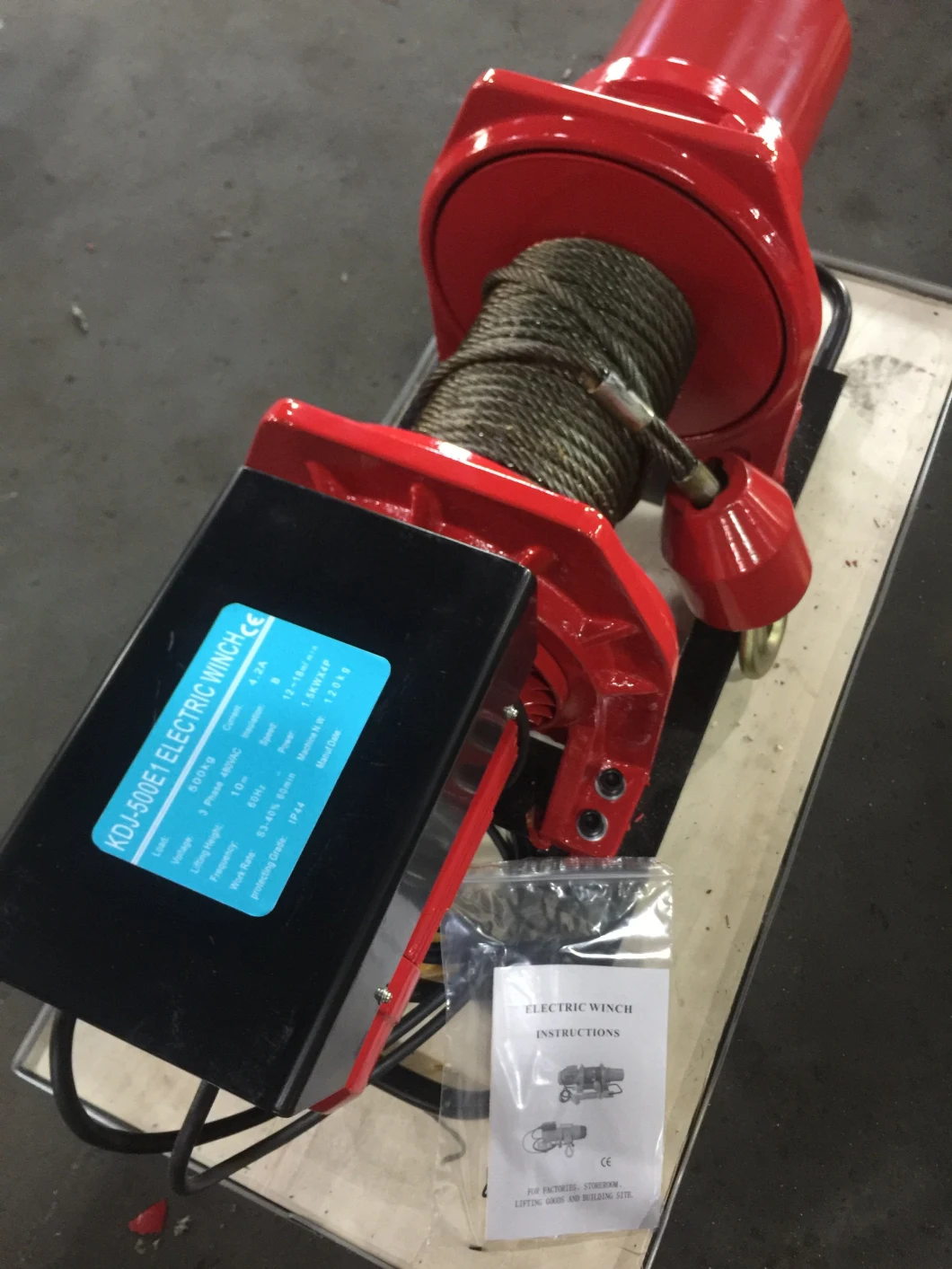 200kg to 10000kg Winches Construction Pulling Electric Winch with High Speed