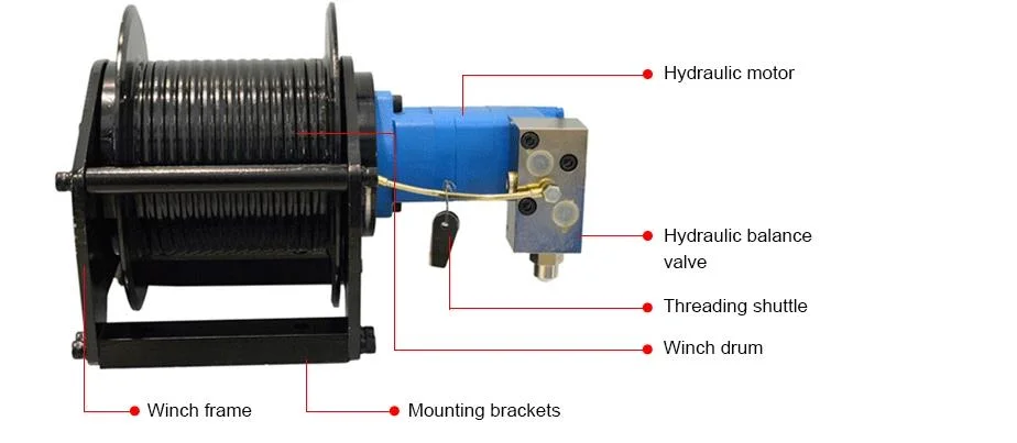30kn Small Electric Capstan Winch Hydraulic Lifting Hoist Winch Price