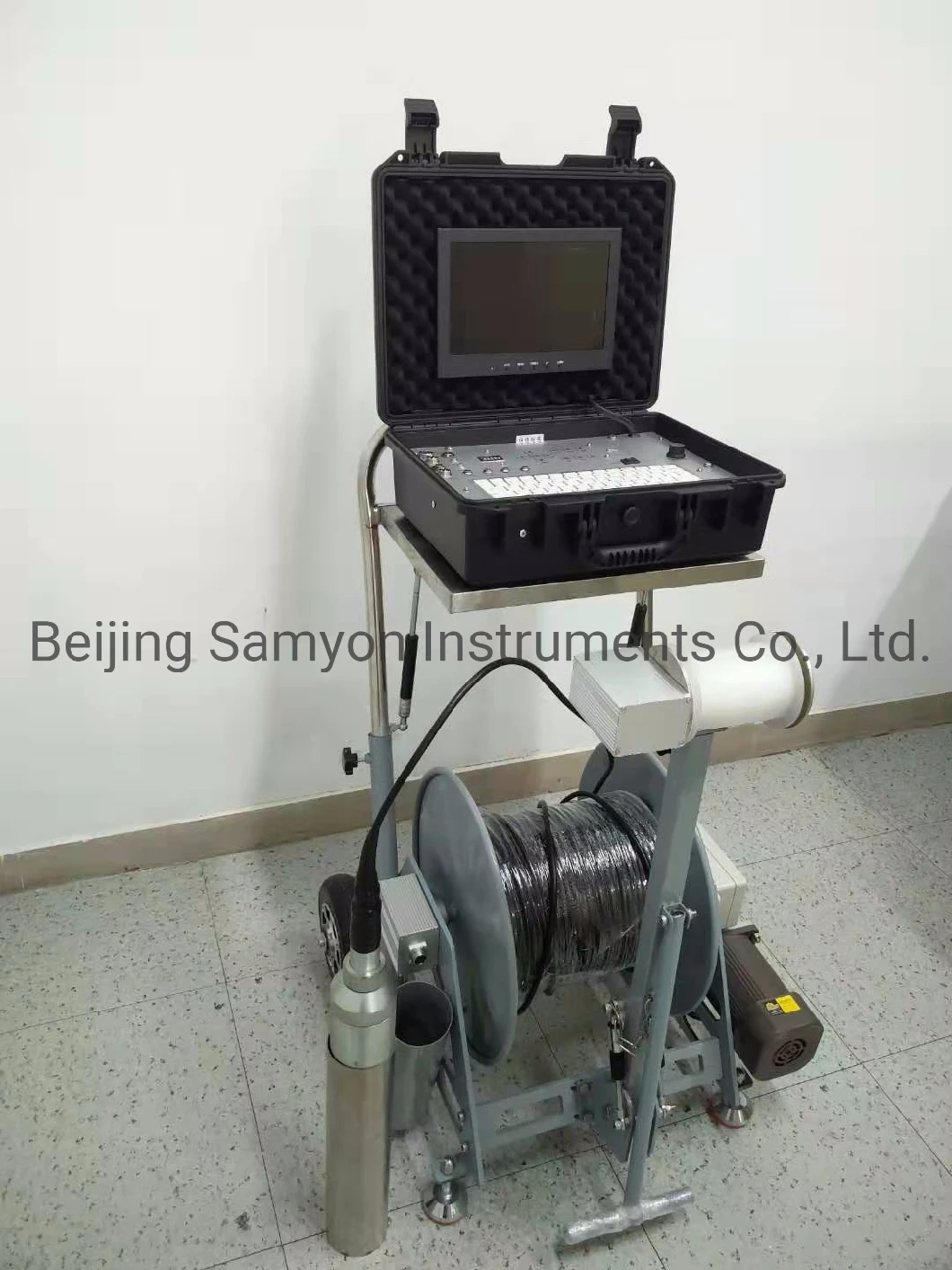 500m Electric and Manual Winch Digital Counter Borehole Camera