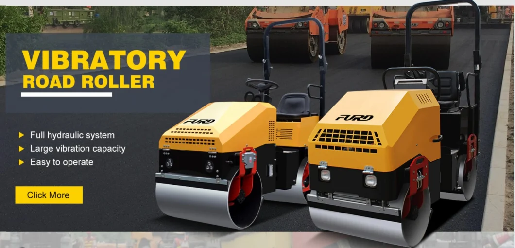 Smooth Drum Road Roller Double Drum Vibratory Road Roller Compactor Fyl-890