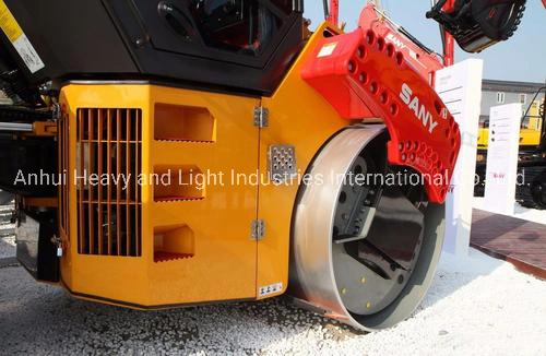 Tandem Drum Vibratory Roller Hydraulic Double Drum Road Roller Compactor Str130c-8s for Road Construction