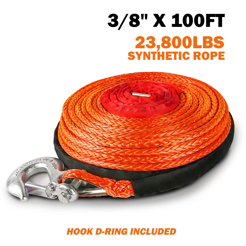 Orange Winch Rope Cable for 4X4 Winch