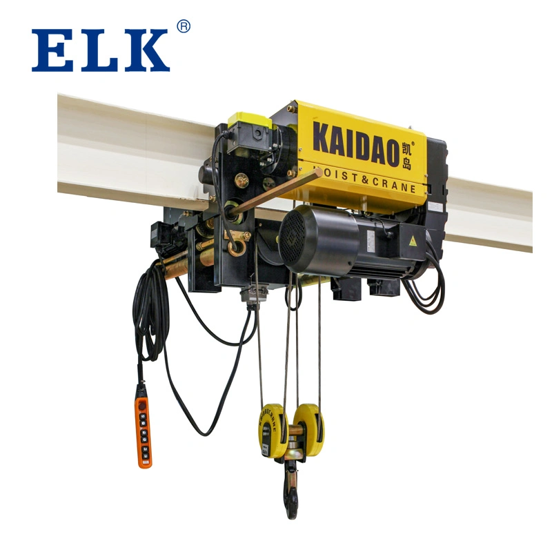 Elk Factory Supply 5 Ton Electric Crane Hoist European Wire Rope