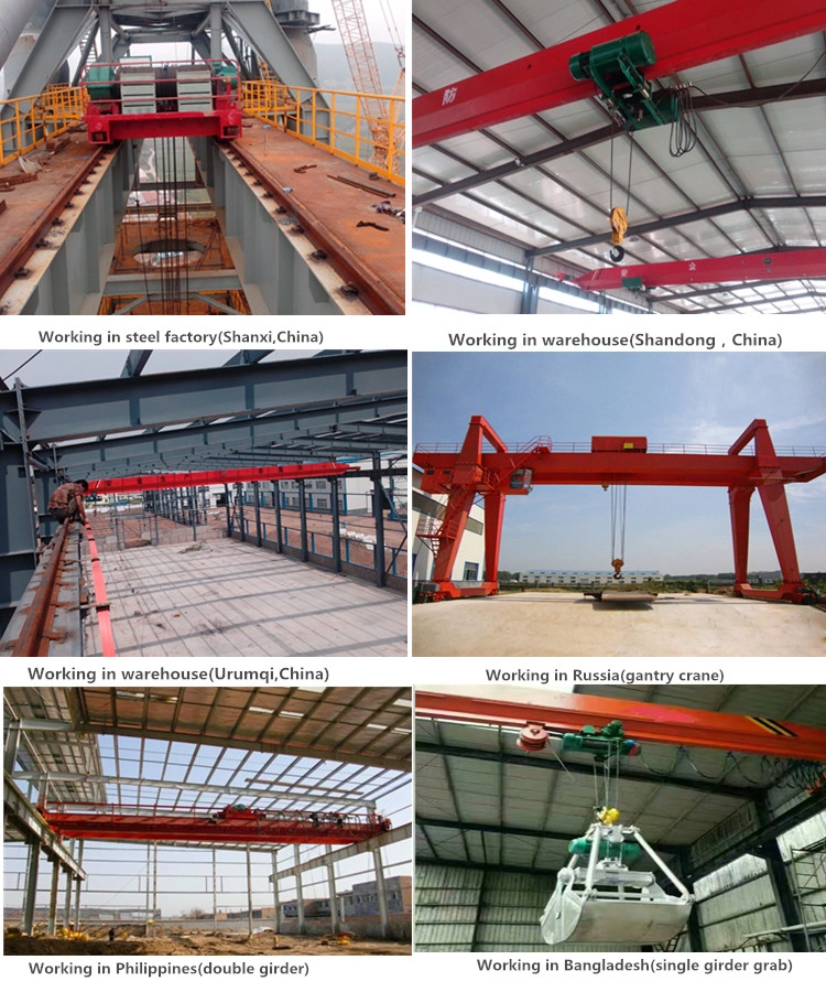 Port Shipyard Outdoor 10t Mobile Container Crane with Electric Winch