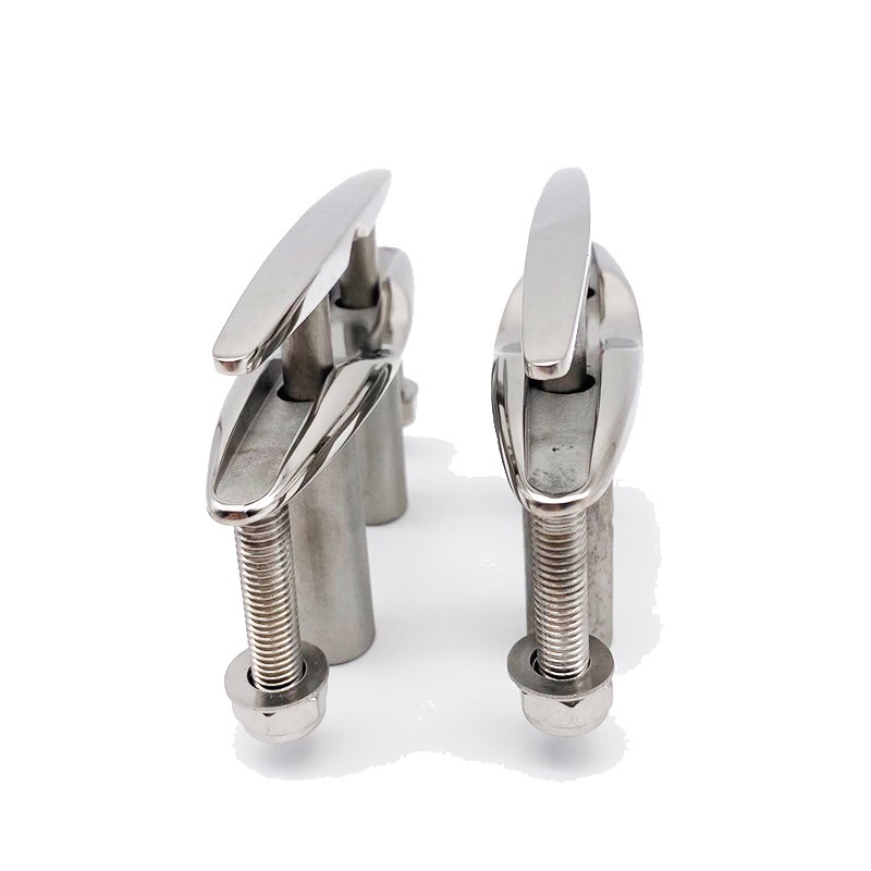 Marine Boat Cleats Heavy Duty Stainless Steel 316 Marine Rigging Pull up Cleat Boat Multiple Cleat