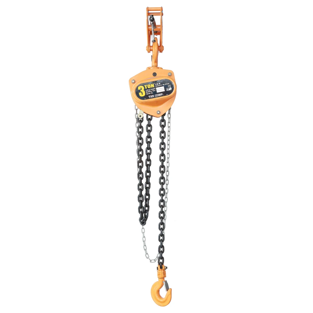 Lifting Machine Chain Block 3 Ton with 15m Lifting Height