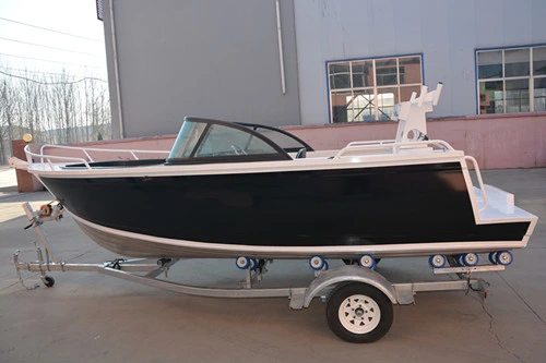 Pioneer 500z Professional Aluminum Fishing Boat 5.0m Cabin Outboard Boat From Allheart Marine