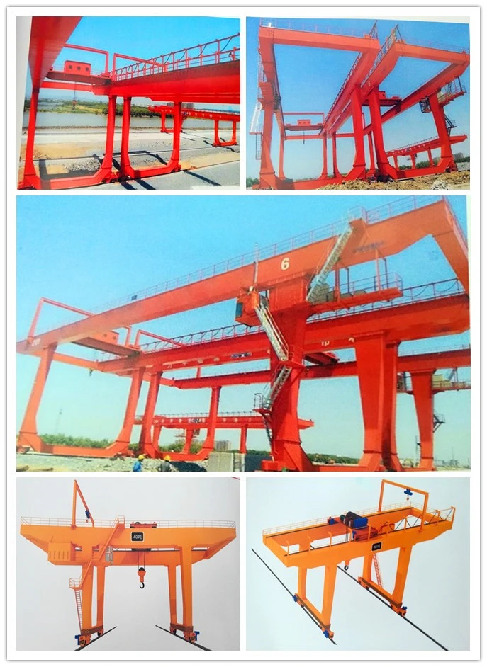 Port Shipyard Outdoor 50t Mobile Container Crane with Electric Winch