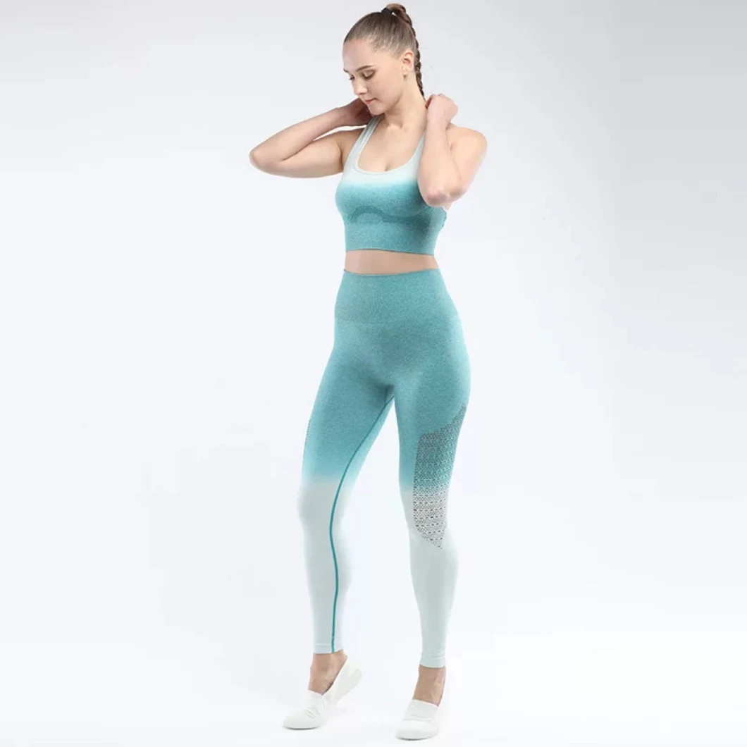 New Hot Sell Yoga Clothing Fashion Women Sports Wear Gym Set Leggings Yoga Set for Women