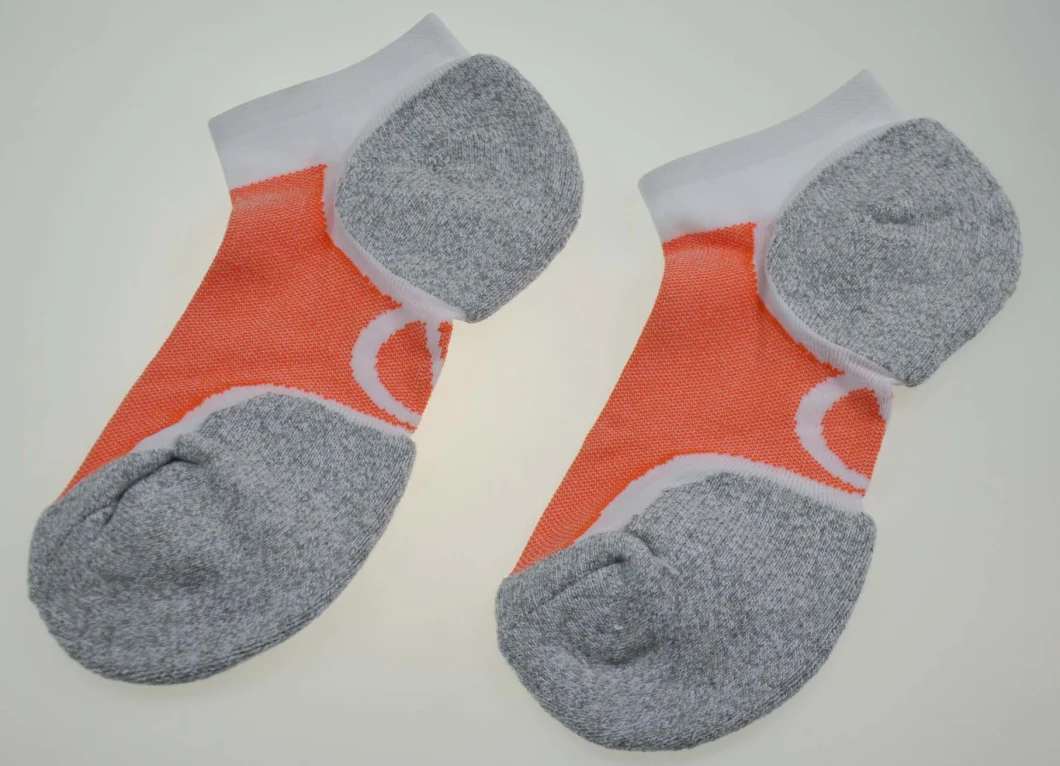 Adult Cotton Elastane Melange Colors Jacquard Short Sport Socks
