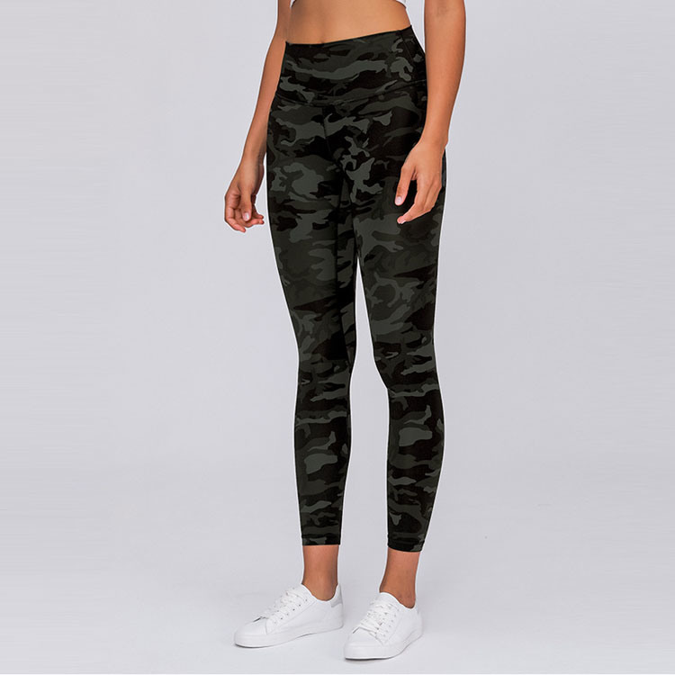 New Best Selling Yoga Products Sportswear Printed Camo Yoga Leggings