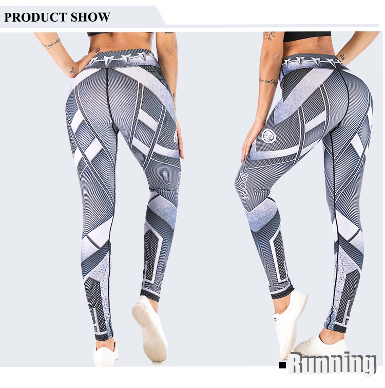 Cody Lundin Fashion Custom Design Women Yoga Pants with Lycra Fabric