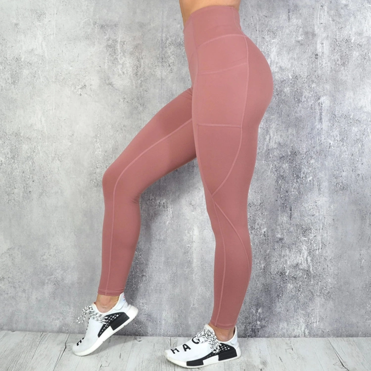Hot Sale Solid Color Tight Yoga Pants Women Sports Fitness Pants Sexy Gym Leggings