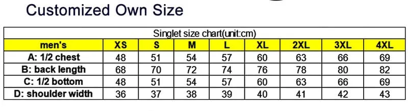 Full Sublimated Running Gym Singlet 100% Polyester Singlets for Sport Men Vest Sports Clothing Tank Top