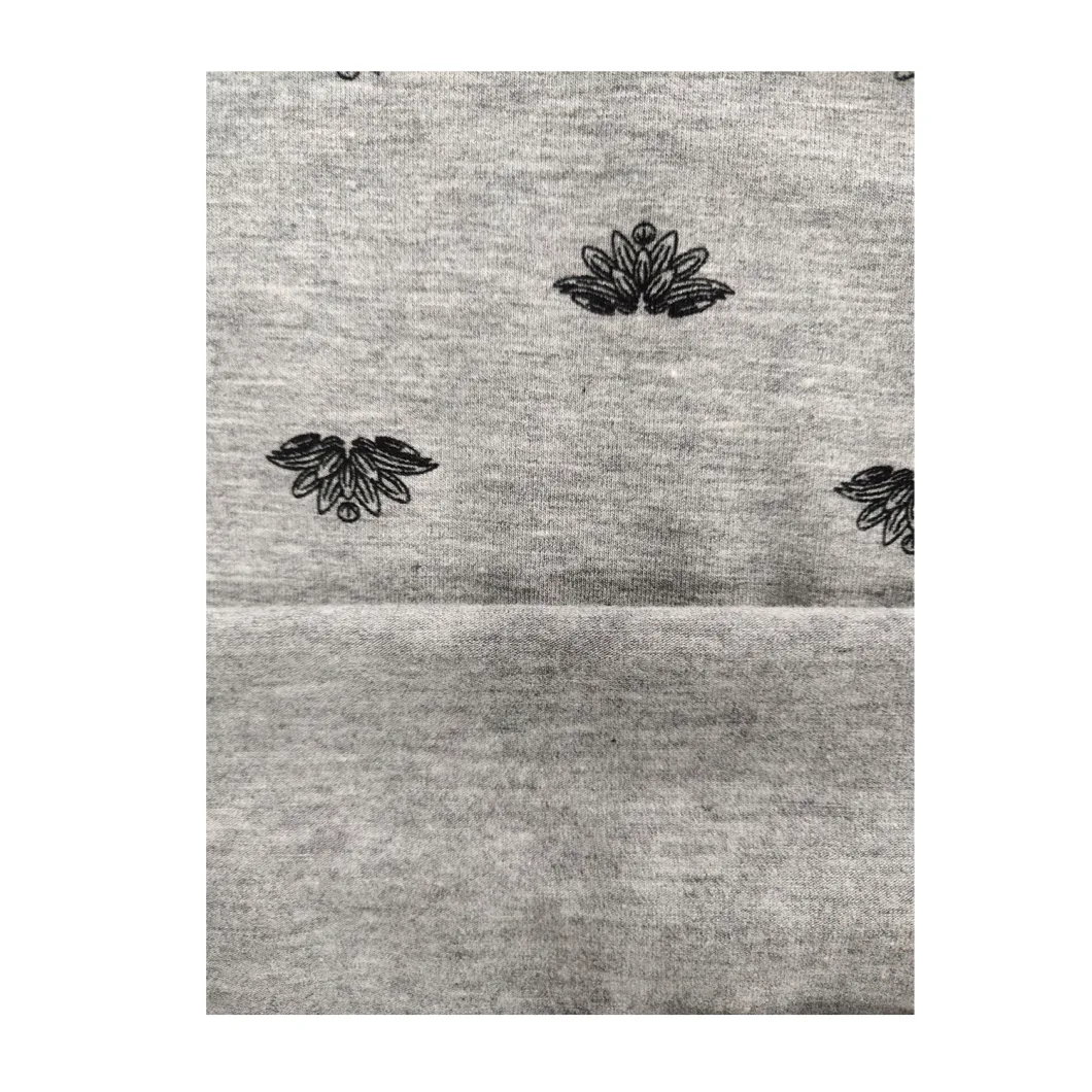 Printing Bamboo/Cotton/Spandex Single Jersey High Tensile Knitting Fabric for Shirt/Pyjamas