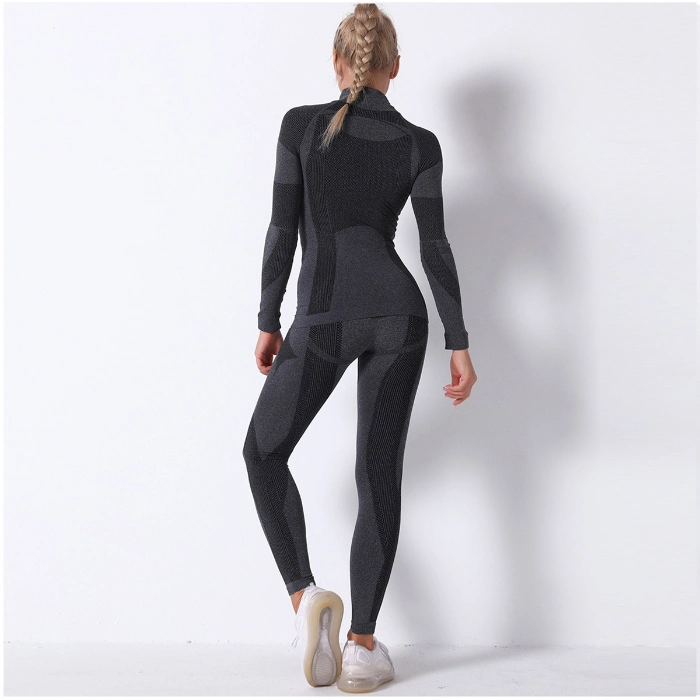 Women's Tracksuits Tights Sports Running Suit Thermal Underwear Jogging Leggings Compression Crossfit Fitness Tshirt