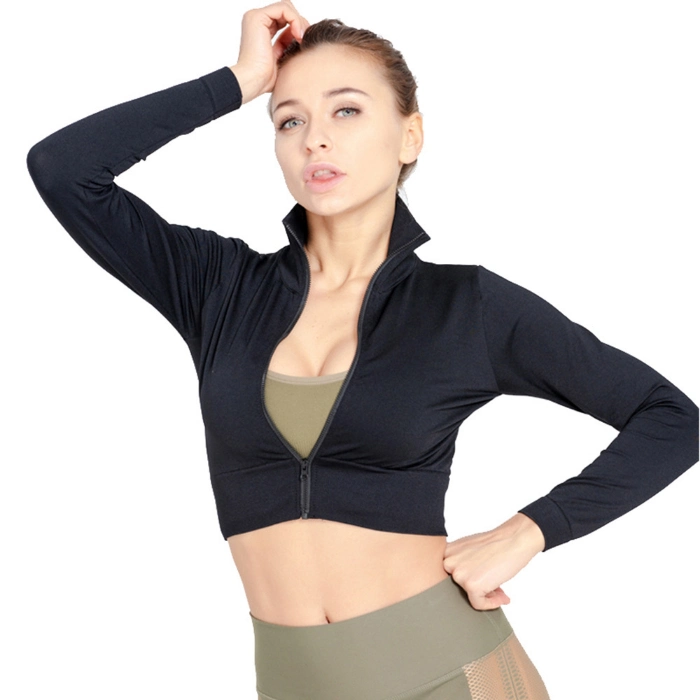 Women's Tight Workout Quick-Drying Breathable Long Sleeve Yoga Top Clothes