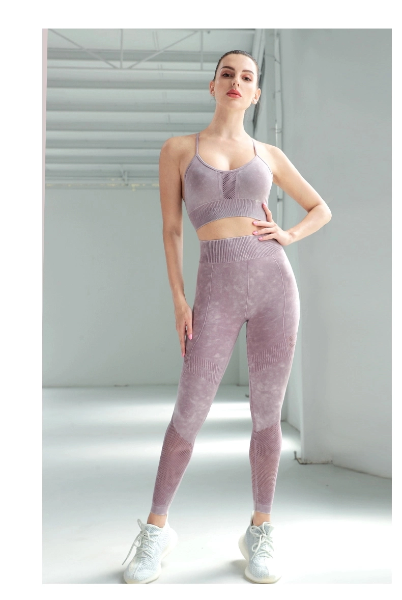 Women Seamless Activewear Workout Clothing Yoga Fitness Wear Fitness Sports Suits