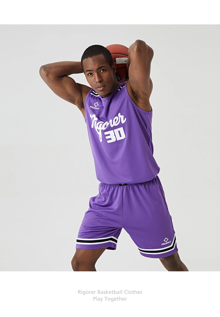 Basketball Uniform Sublimation Shorts Sports Wear Mesh Fabric Breathable Wicking-Moisture