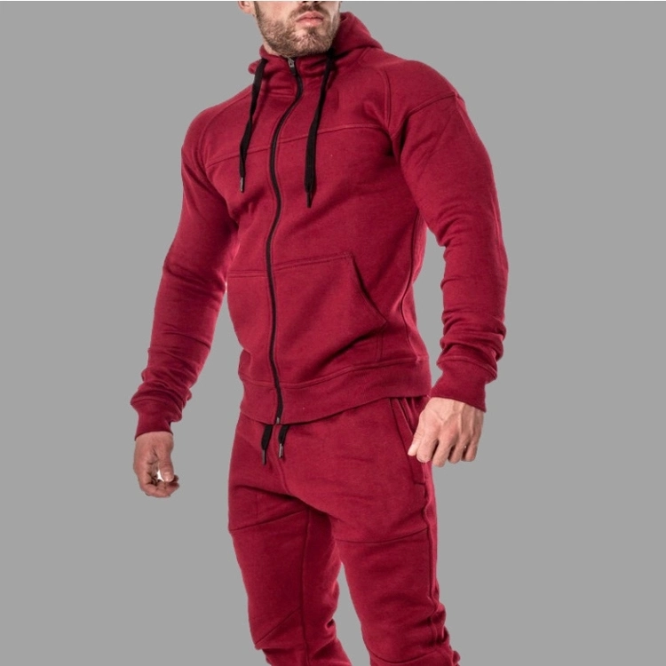 Wholesale Long Sleeves Fitting Comfortable Men Jogging Suit Sportswear with Custom Colour (GST-Jogging-CV02 (1))