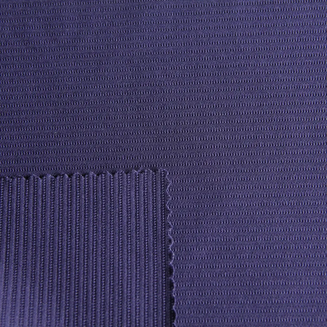245GSM Polyester and Spandex/Lycra Knitted Fabric with Jacquard for Garment