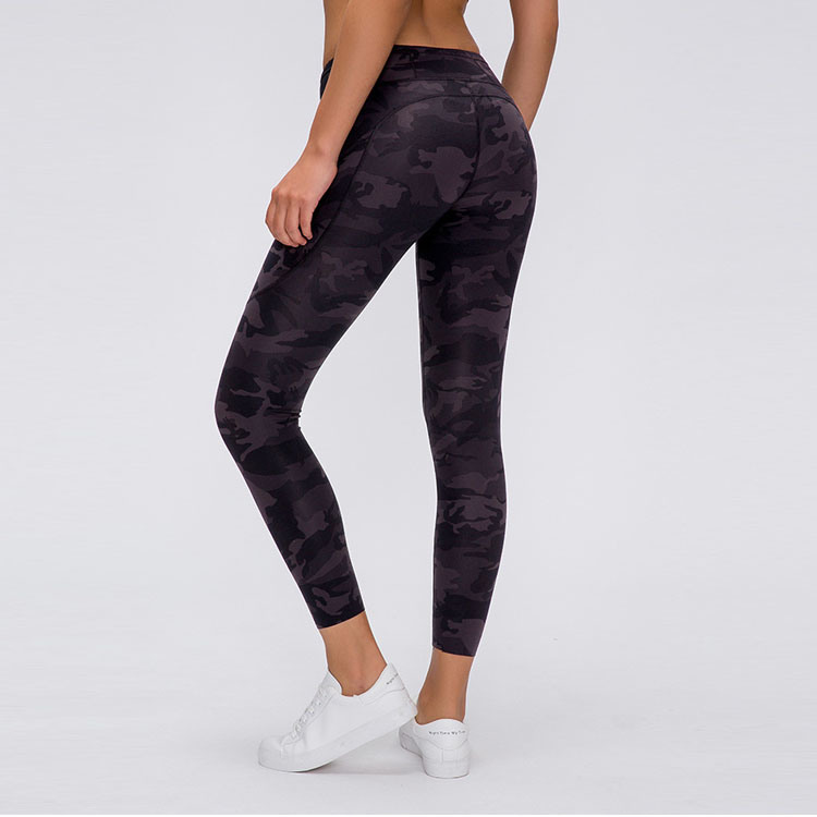 New Best Selling Yoga Products Sportswear Printed Camo Yoga Leggings