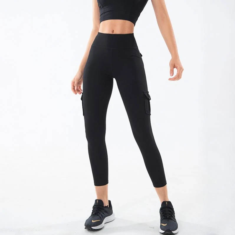 Stylish Gym Wear Workout Yoga Leggings with Pockets for Women