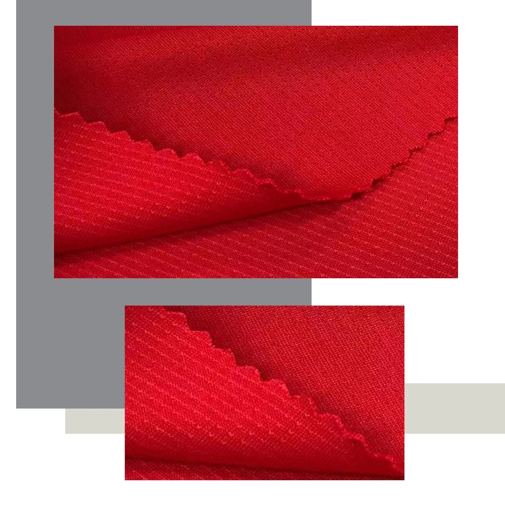 Breathable Supple and Elastic 100% Recycled Polyester Knitted Fabric High Stretch Mesh Fabric for Sportswear Homewear