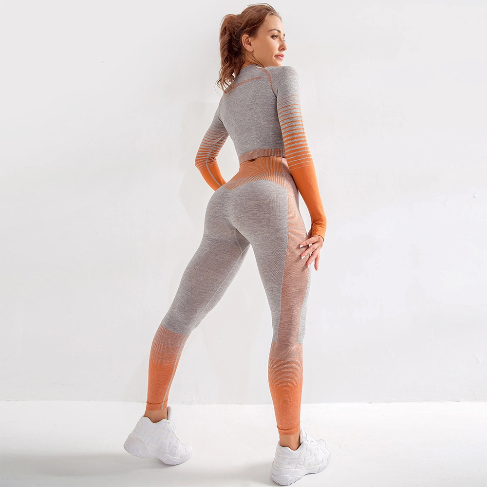 Custom Sports Yoga Suit Gym Seamless Yoga Wear Sets Sports Workout Clothing Wears Gym Workout Sets Yoga Seamless Leggings Pants