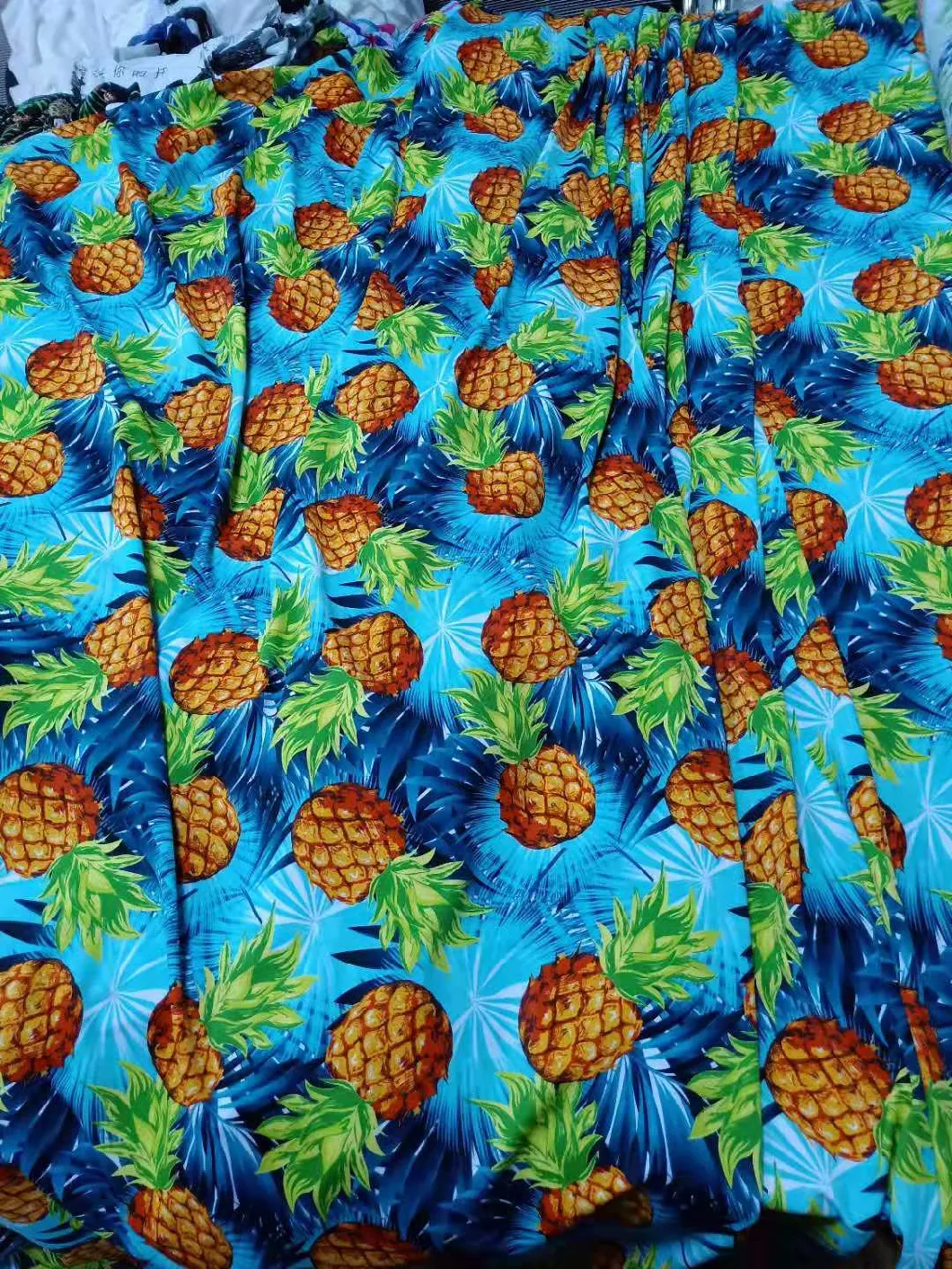 Wholesale Custom Hawalian Flower Digital Print Swimwear Stretch Lycra Spandex Fabric